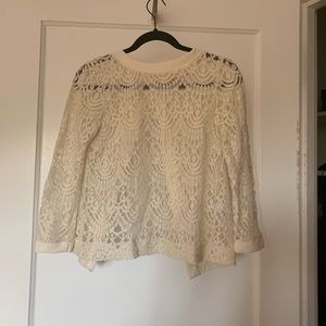 Banana lace blouse